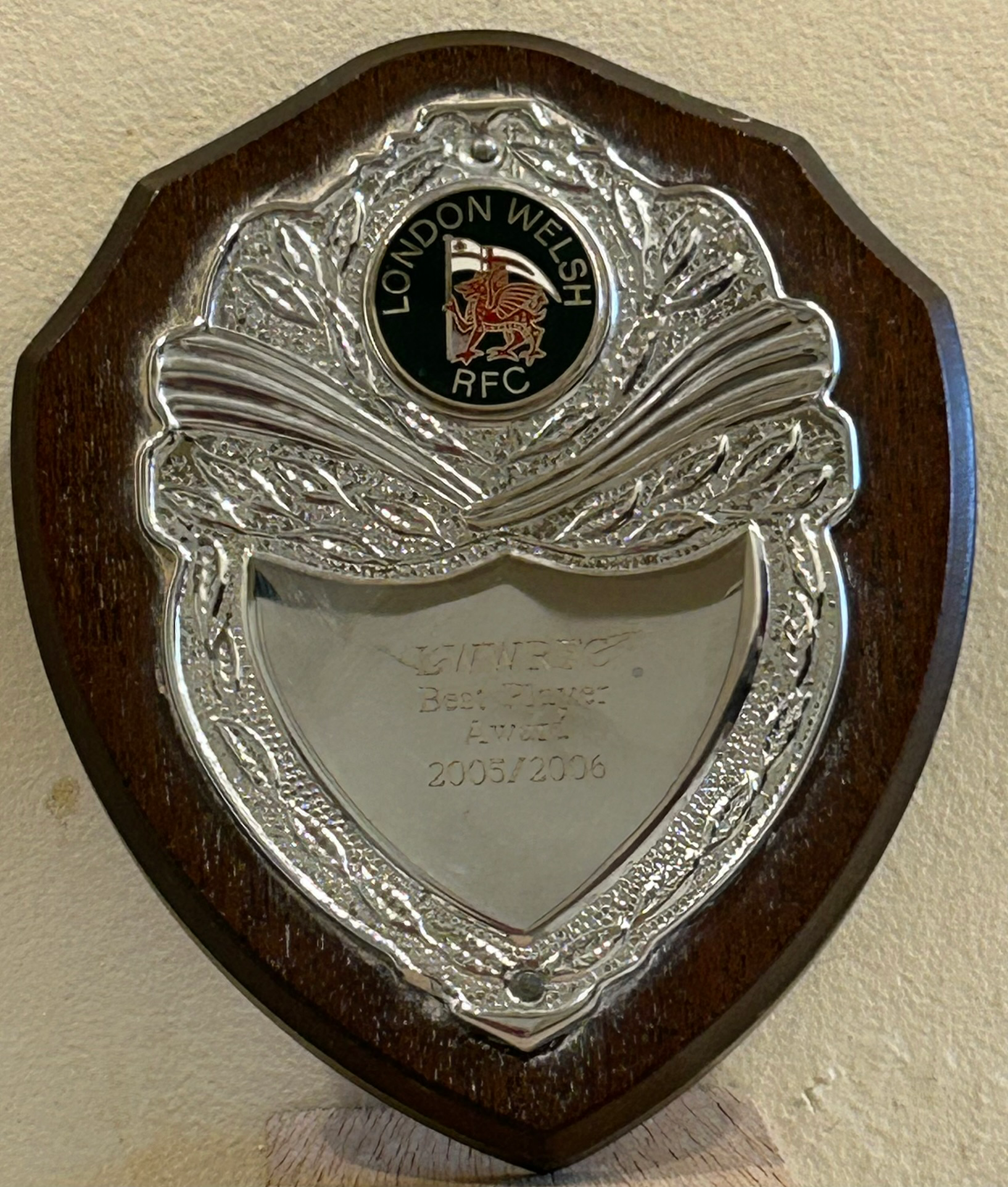 1921 LWWRFC Trophy.